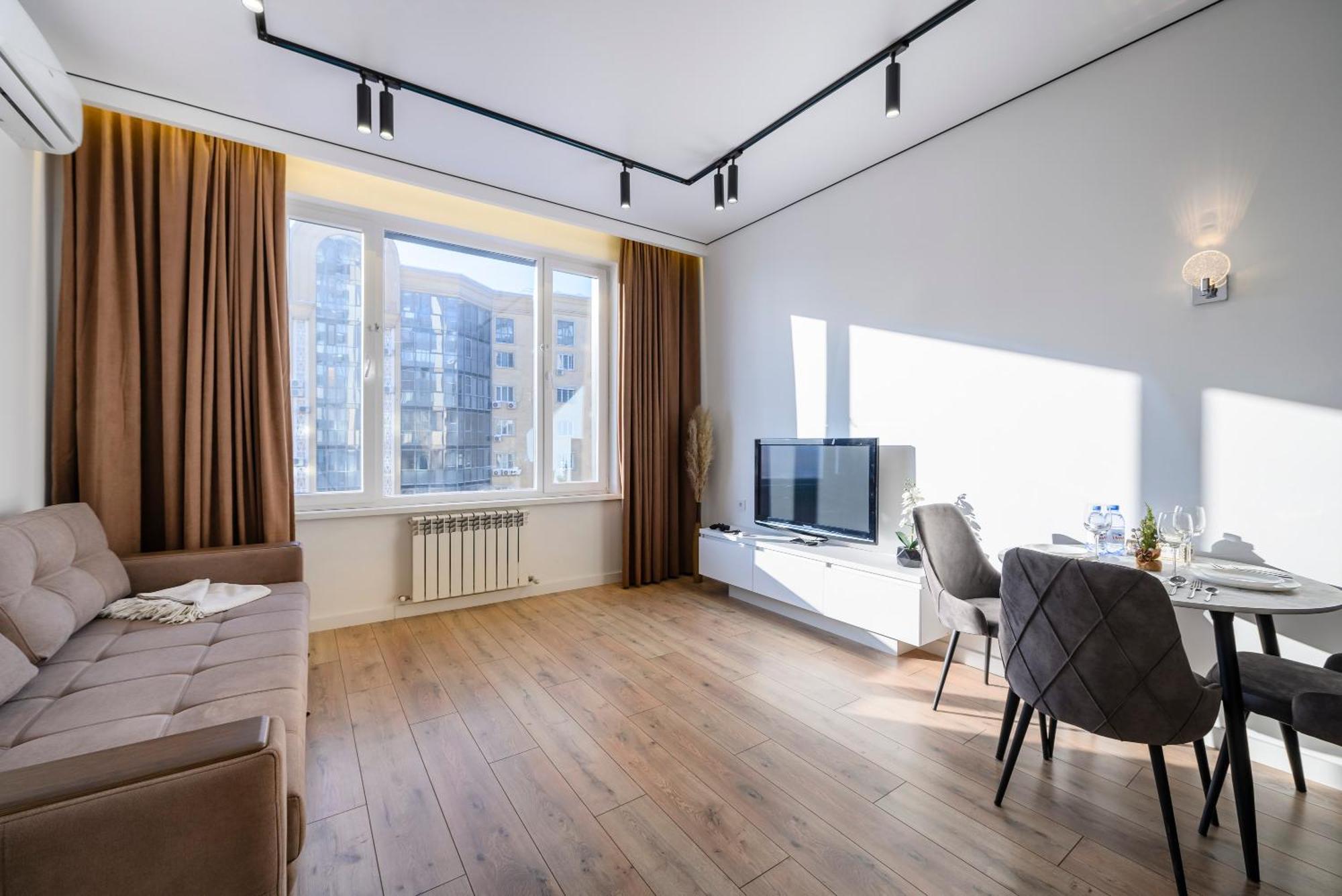 5 New Business-Class Apartments R-House Near Mega Almaty Exteriér fotografie